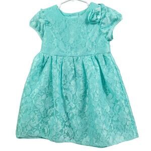 Wonder‎ Nation, Fully Lined, Lace Dress Set in Mist Mint Size 4